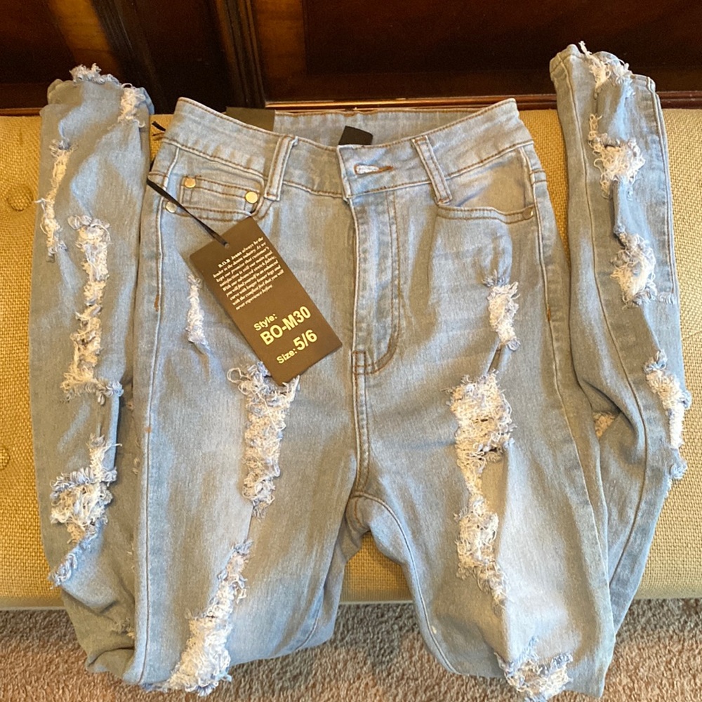 B.O.B. Jeans, Distressed Skinny